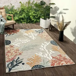 Online Kirklands Home Beige Coral Reef Area Rug, 5x7 Tan