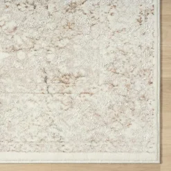 Outlet Kirklands Home Beige Faded Damask Area Rug, 7x9 Tan