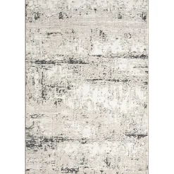 New Kirklands Home Beige Gray Indoor Area Rug, 5x7
