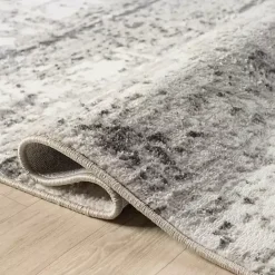 Kirklands Home Beige Gray Indoor Area Rug, 7x9