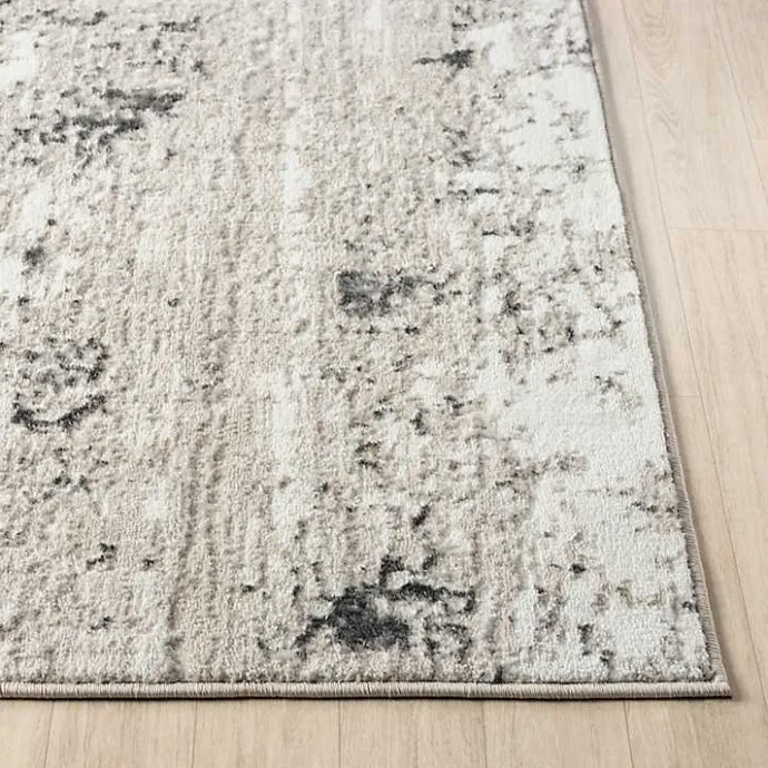 Discount Kirklands Home Beige Gray Indoor Runner, 2x7