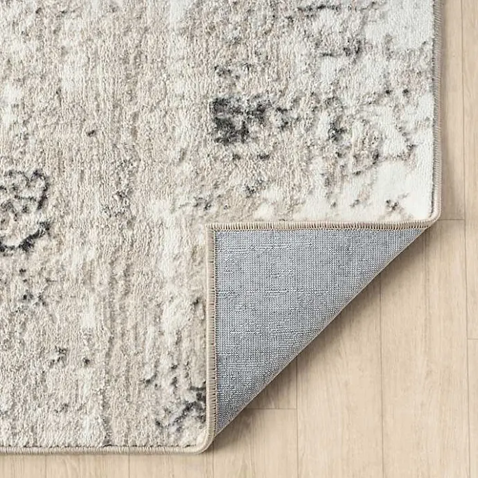 Discount Kirklands Home Beige Gray Indoor Runner, 2x7