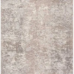 Kirklands Home Beige Madison Abstract Area Rug, 6x6 Tan