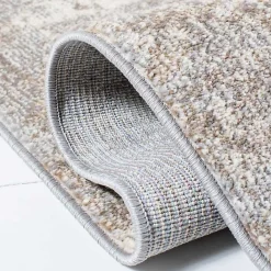 Kirklands Home Beige Madison Abstract Area Rug, 6x6 Tan