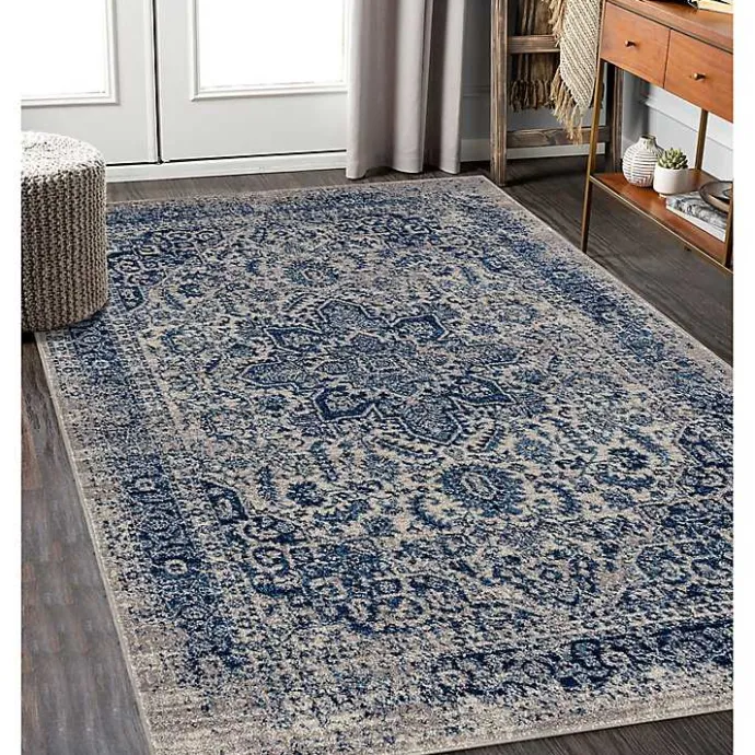 New Kirklands Home Beige Manning Power Loomed Area Rug, 5x7