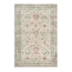 Hot Kirklands Home Beige Rosette Area Rug, 5x7