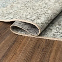 Hot Kirklands Home Beige Sotho Washable Runner, 2x7 Tan