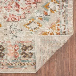 Kirklands Home Beige Southwestern Mosaic Outdoor Area Rug, 5x7
