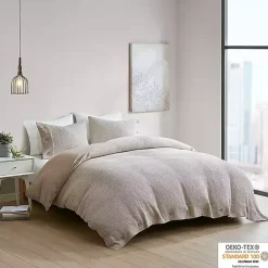 Sale Kirklands Home Beige Waffle Weave 3-pc. Queen Duvet Cover Set Tan