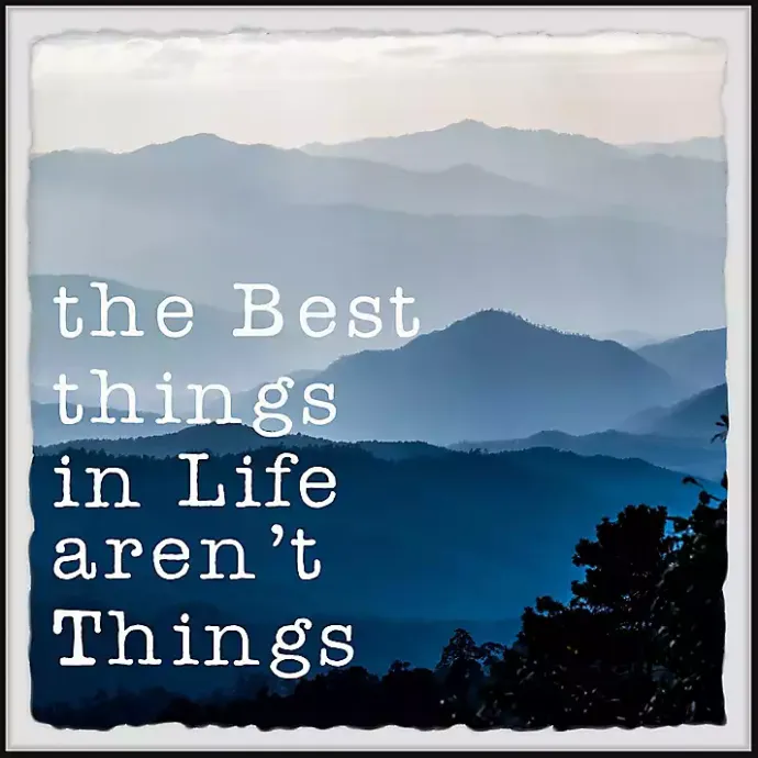 Discount Kirklands Home Best Things in Life Framed Wall Plaque