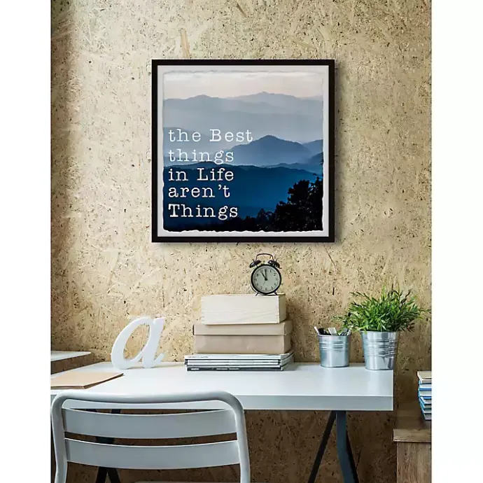 Discount Kirklands Home Best Things in Life Framed Wall Plaque