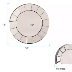 Discount Kirklands Home Beveled Glass Round Wall Mirror