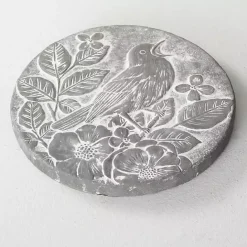 Outlet Kirklands Home Bird Cement Stepping Stone Gray