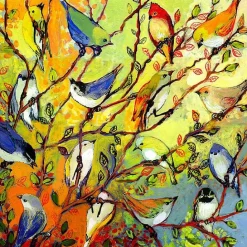Discount Kirklands Home Birds of A Feather Outdoor Canvas Art Print Multi