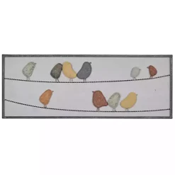 Clearance Kirklands Home Birds on a Wire Metal Wall Plaque