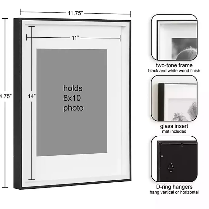 Clearance Kirklands Home Black & White Gibson 4-pc. Gallery Wall Frame Set