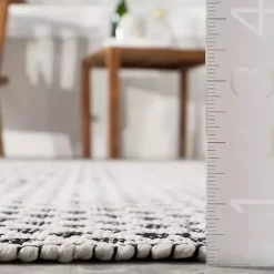 Discount Kirklands Home Black & White Trellis Indoor/Outdoor Rug, 5x8