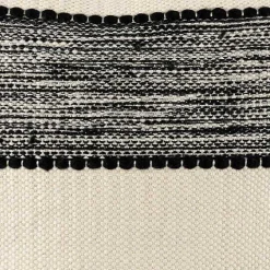 Outlet Kirklands Home Black and Cream Textured Indoor/Outdoor Pillow