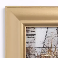 New Kirklands Home Black and White Abstract II Gold Framed Art Print