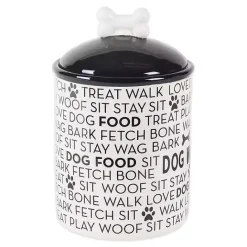Outlet Kirklands Home Black and White Ceramic Canister