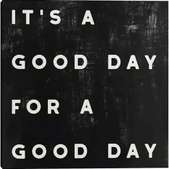 Kirklands Home Black and White It’s a Good Day Canvas Art Print