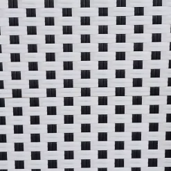 Clearance Kirklands Home Black and White Woven Dining Chairs, Set of 2