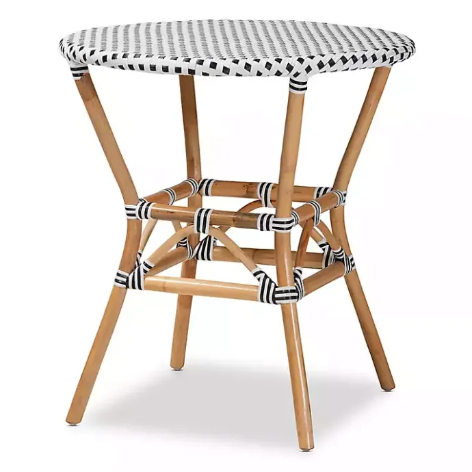 Clearance Kirklands Home Black and White Woven 5-pc. Dining Set