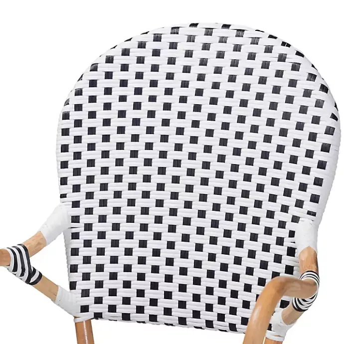 Clearance Kirklands Home Black and White Woven 5-pc. Dining Set