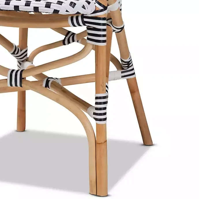 Clearance Kirklands Home Black and White Woven 5-pc. Dining Set