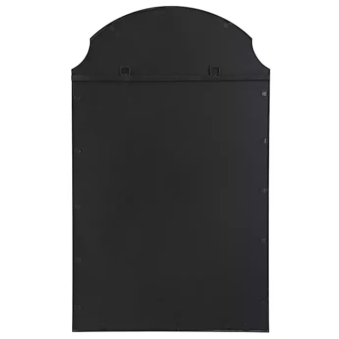 Discount Kirklands Home Arched Scallop Edge Wall Mirror Black