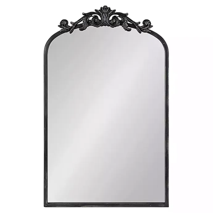Best Kirklands Home Arendahl Arched Mirror, 19x31 in. Black