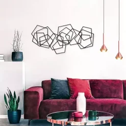 Online Kirklands Home Astraga Pentagon Plaque Black