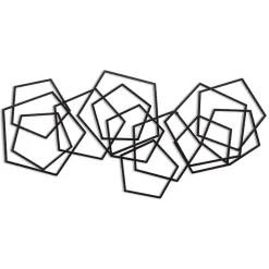 Online Kirklands Home Astraga Pentagon Plaque Black