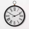 Hot Kirklands Home Black Beaded Metal Wall Clock