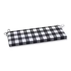 Best Kirklands Home Buffalo Check Outdoor Bench Cushion Black