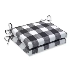 Outlet Kirklands Home Buffalo Check Outdoor Seat Cushions Black