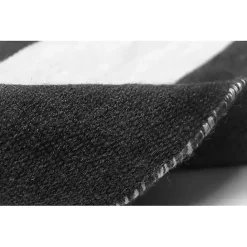 Hot Kirklands Home Black Cabana Stripe Indoor/Outdoor Area Rug, 8x8