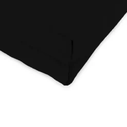 Clearance Kirklands Home Canvas French Edge Outdoor Chair Cushion Black