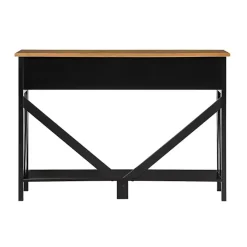 Outlet Kirklands Home Cara Console Table Black