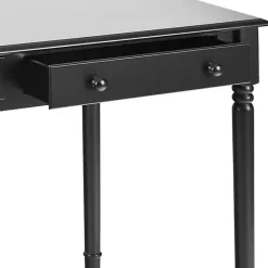 Sale Kirklands Home Classic 2-Drawer Wood Desk Black