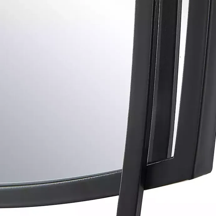 Clearance Kirklands Home Black Curved Overlapping Wall Mirror
