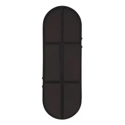 Clearance Kirklands Home Black Cut Metal Gold Accents Oblong Wall Mirror