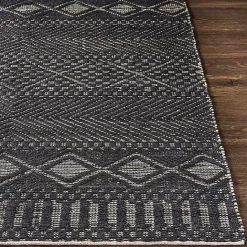 Clearance Kirklands Home Diamond Jute Area Rug, 5x7 Black