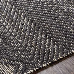 Sale Kirklands Home Diamond Jute Area Rug, 8x10 Black