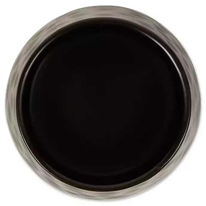 New Kirklands Home Dimpled Bamboo Canisters, Set of 2 Black