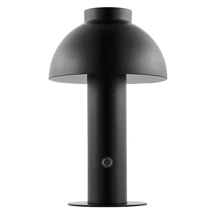 Sale Kirklands Home Dome LED Cordless Table Lamp, 12 in. Black