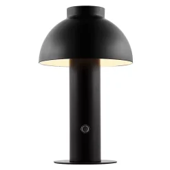 Sale Kirklands Home Dome LED Cordless Table Lamp, 12 in. Black