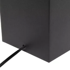 Sale Kirklands Home Faux Leather Charging Table Lamp Black