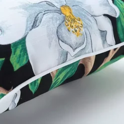 Discount Kirklands Home Black Floral Blooms 2-pc. Outdoor Pillows