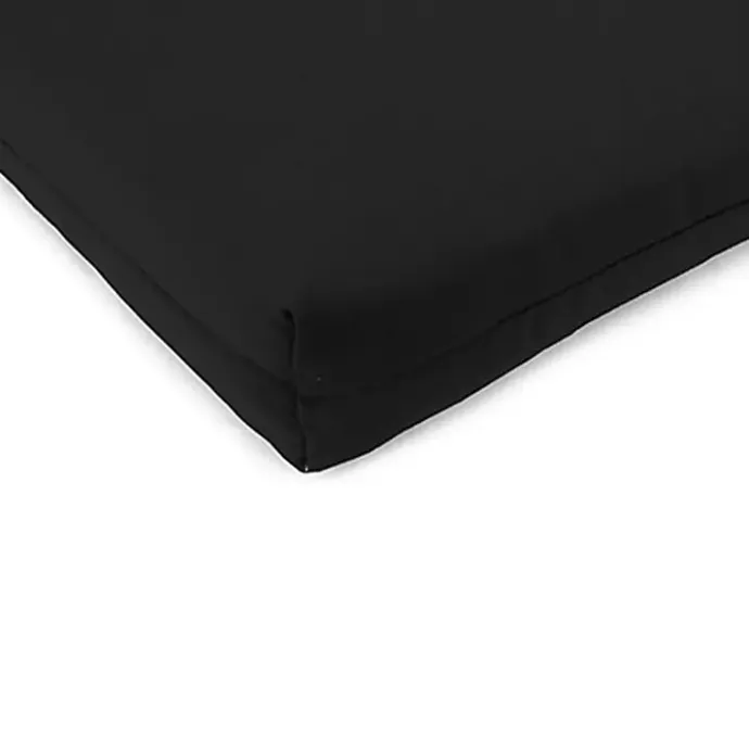 Outlet Kirklands Home French Edge Outdoor Chair Cushions, Set of 2 Black